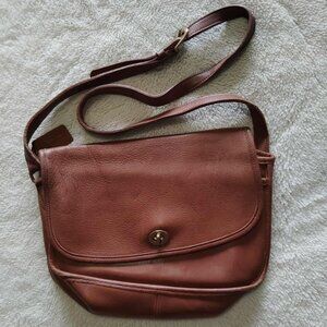 Coach Purse, Brown leather, No: A5M-9790, Made in USA, Used